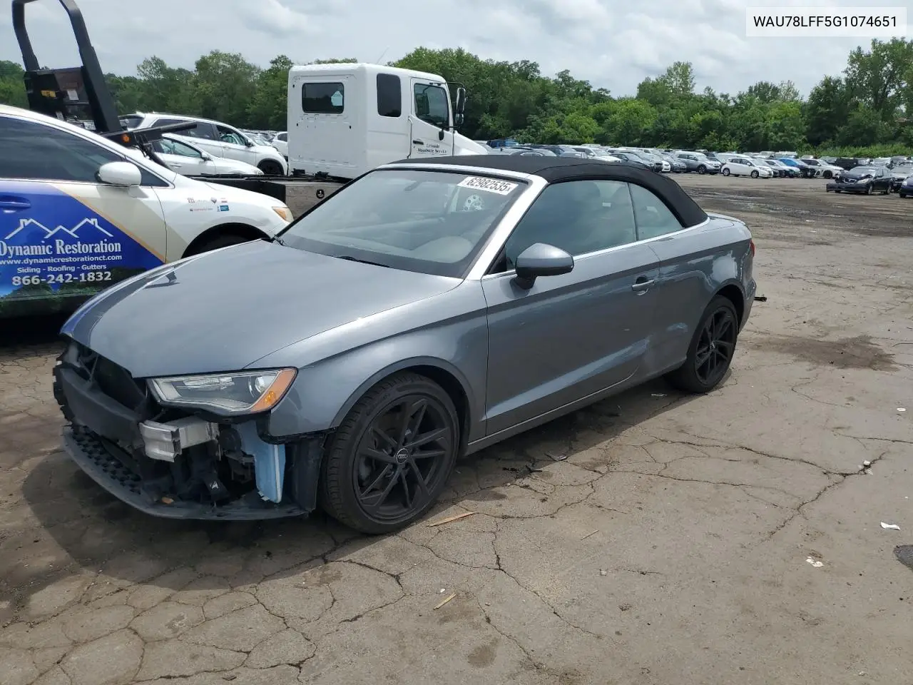 2021 Audi A3 Premium VIN: WAU78LFF5G1074651 Lot: 62982535