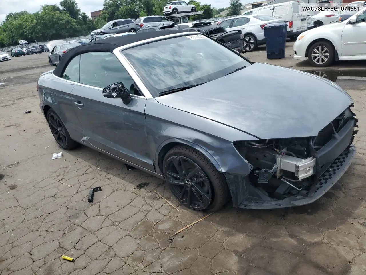 2021 Audi A3 Premium VIN: WAU78LFF5G1074651 Lot: 62982535
