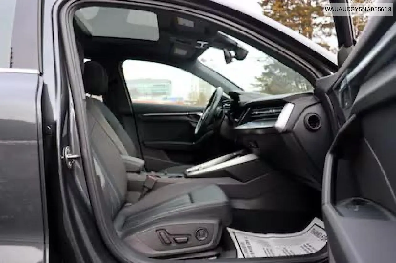 2022 Audi A3 Premium VIN: WAUAUDGY5NA055618 Lot: 42844655