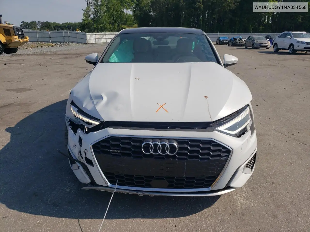 2022 Audi A3 Premium Plus VIN: WAUHUDGY1NA034568 Lot: 55101145