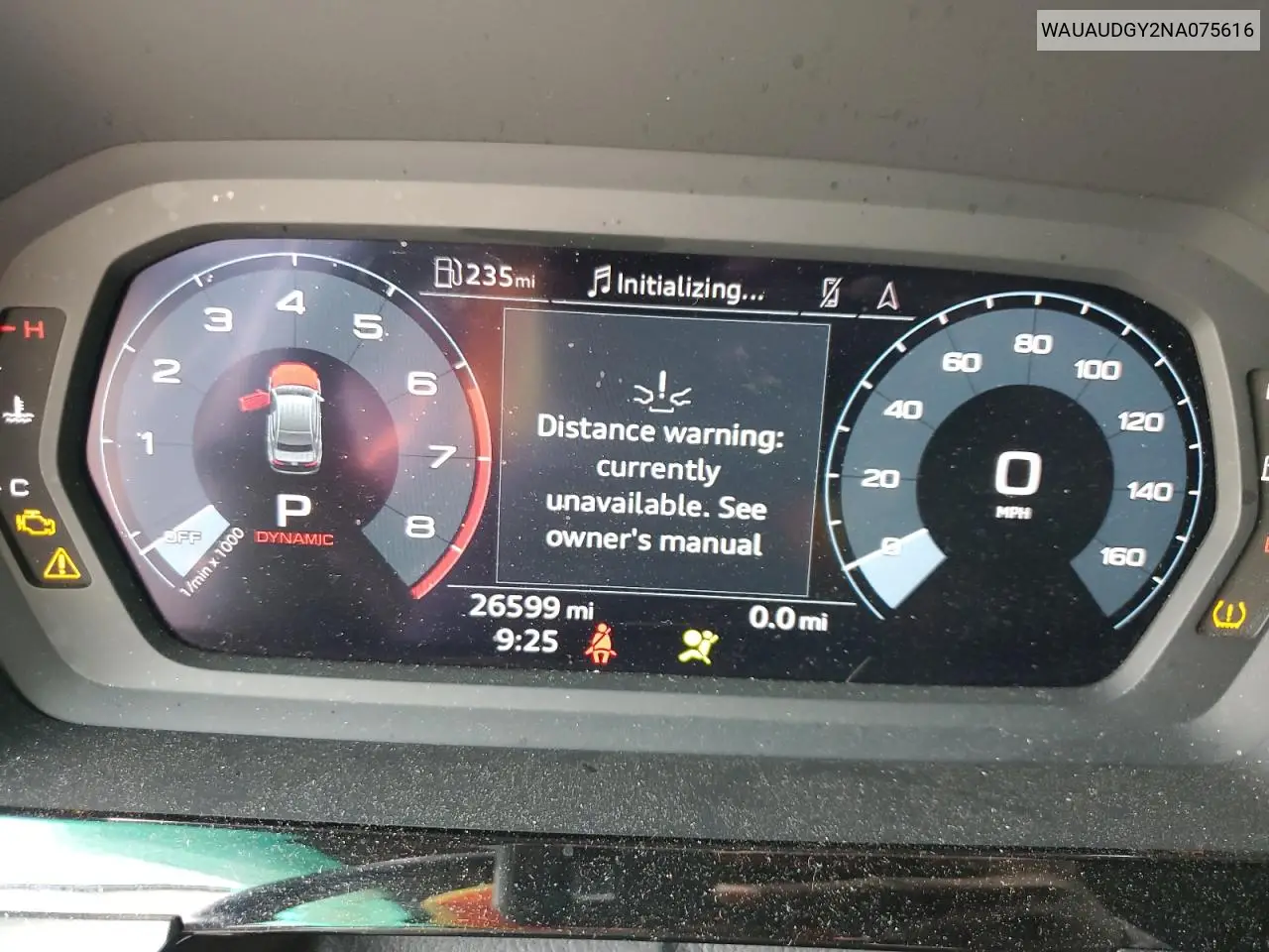 2022 Audi A3 Premium VIN: WAUAUDGY2NA075616 Lot: 56395965
