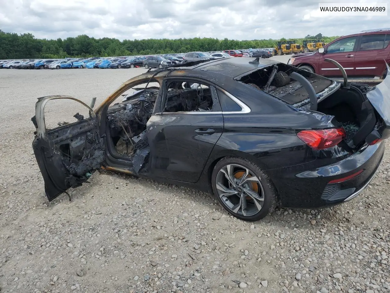 2022 Audi A3 Premium VIN: WAUGUDGY3NA046989 Lot: 58705925