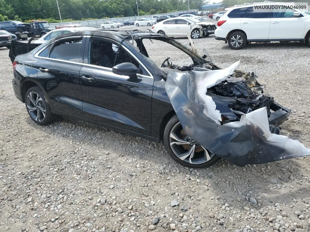 2022 Audi A3 Premium VIN: WAUGUDGY3NA046989 Lot: 58705925