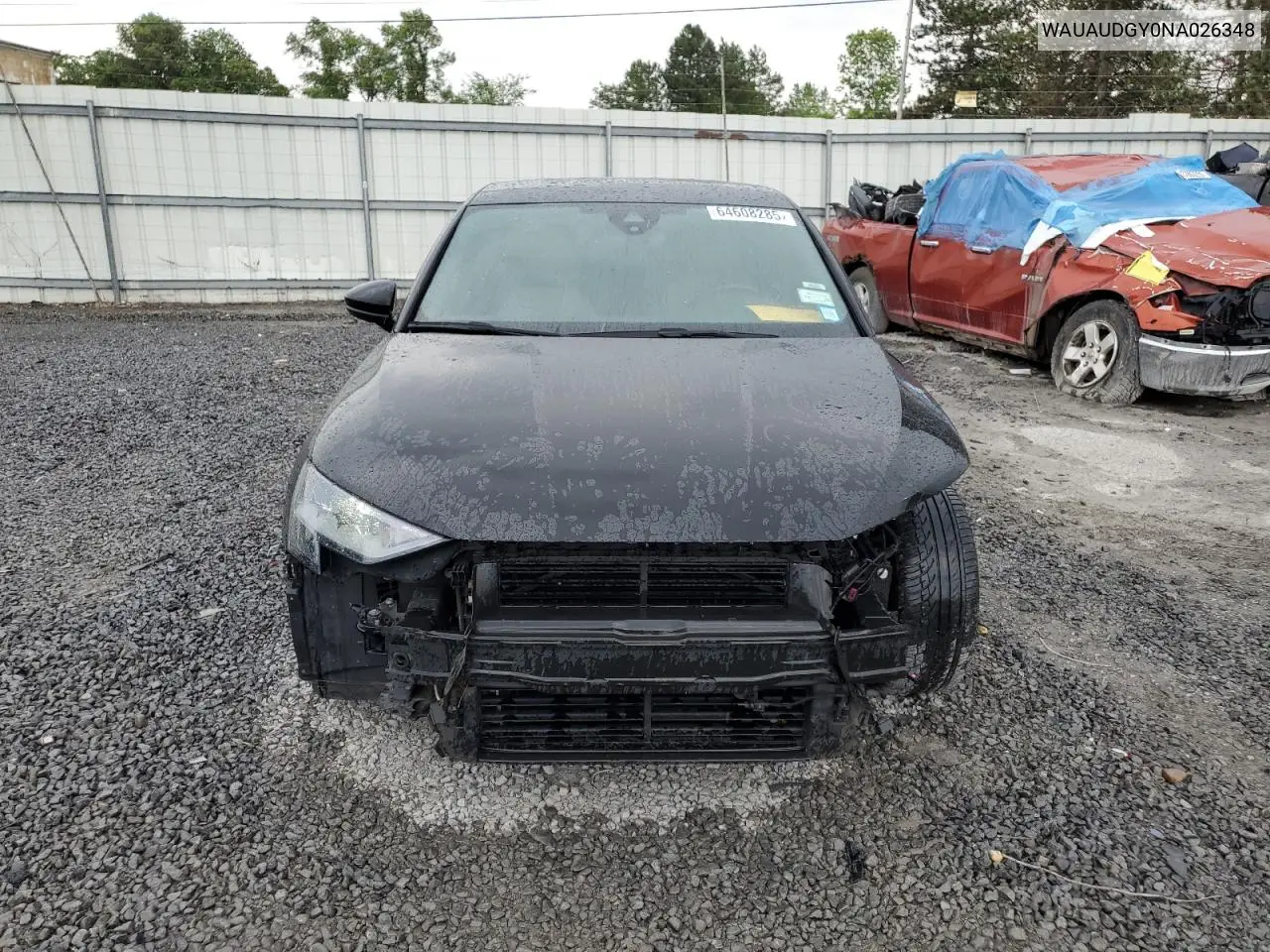 2022 Audi A3 Premium VIN: WAUAUDGY0NA026348 Lot: 64608285