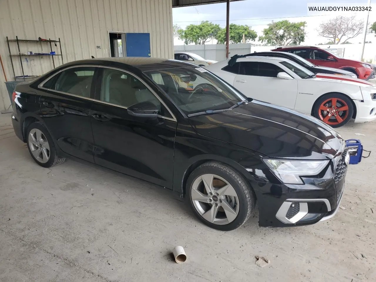 2022 Audi A3 Premium VIN: WAUAUDGY1NA033342 Lot: 76313624