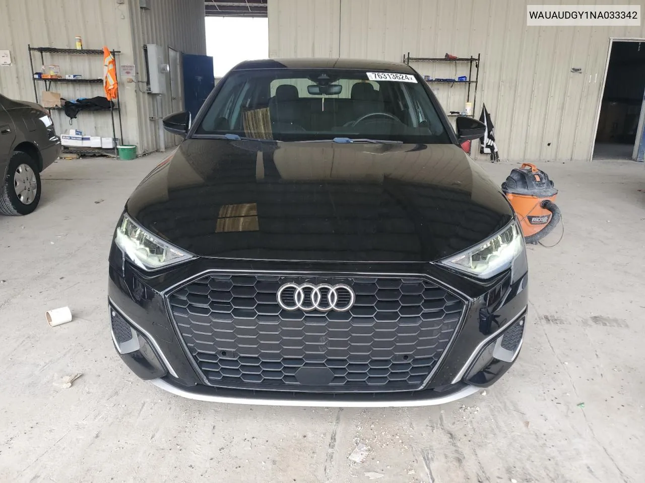 2022 Audi A3 Premium VIN: WAUAUDGY1NA033342 Lot: 76313624