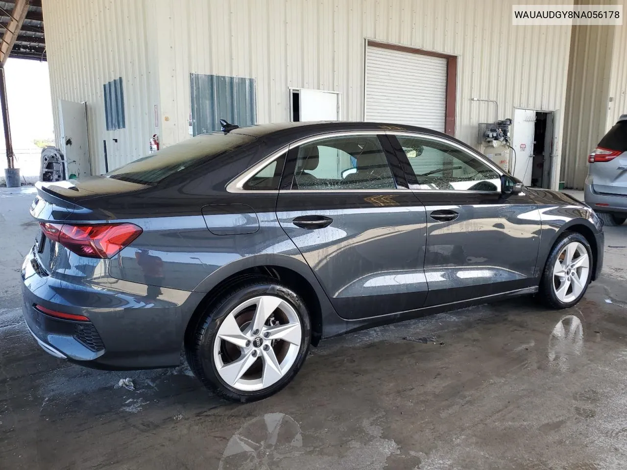 2022 Audi A3 Premium VIN: WAUAUDGY8NA056178 Lot: 78597364