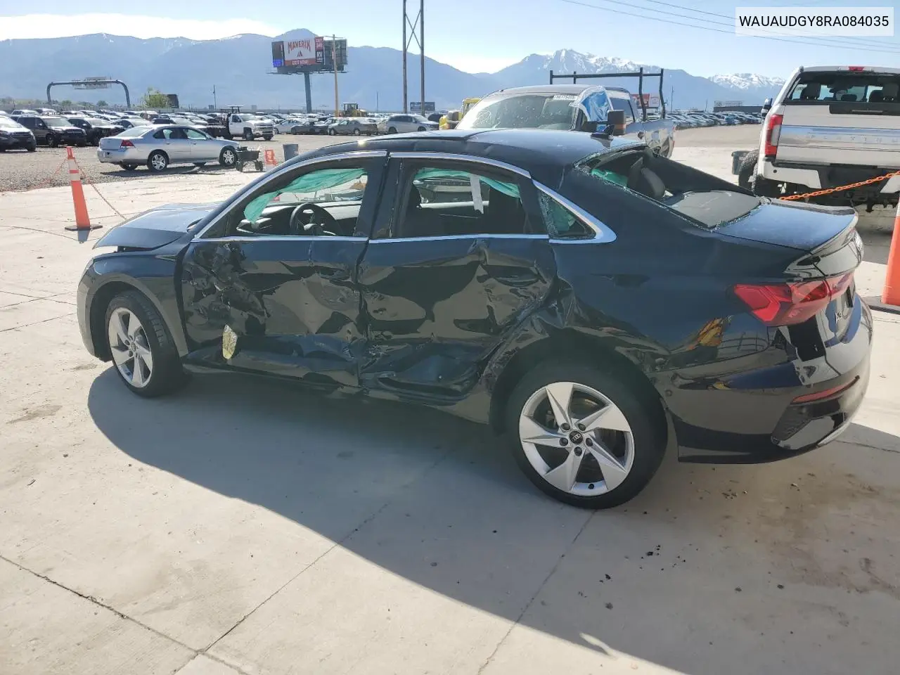 2024 Audi A3 Premium VIN: WAUAUDGY8RA084035 Lot: 56074755