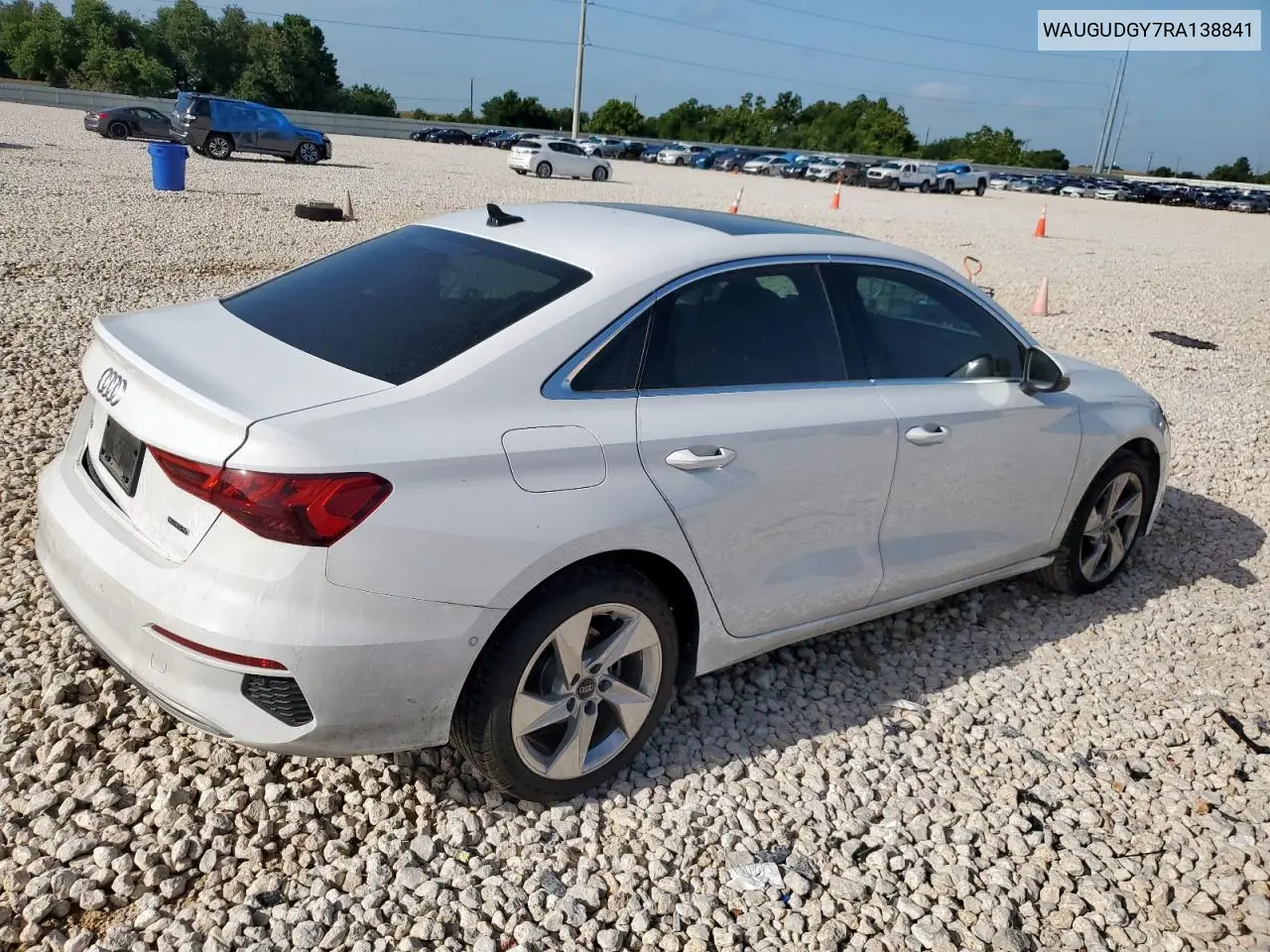 2024 Audi A3 Premium VIN: WAUGUDGY7RA138841 Lot: 62919215