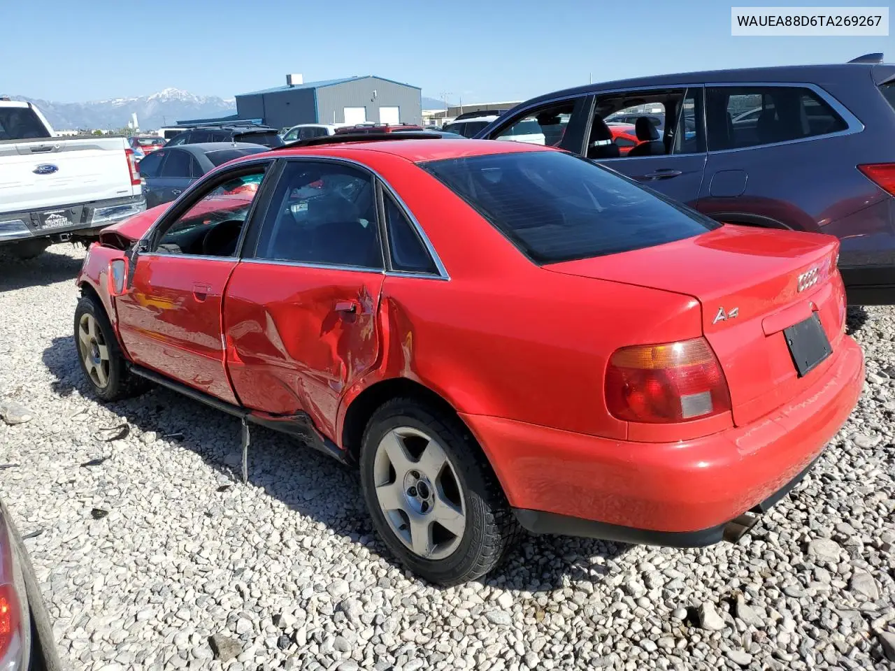1996 Audi A4 Quattro VIN: WAUEA88D6TA269267 Lot: 58865385