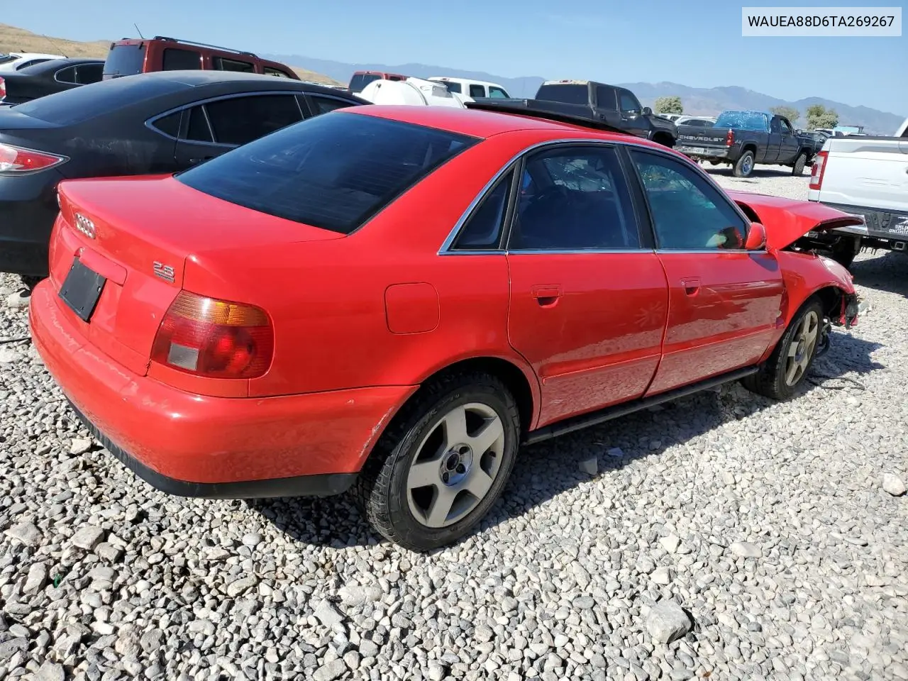 1996 Audi A4 Quattro VIN: WAUEA88D6TA269267 Lot: 58865385