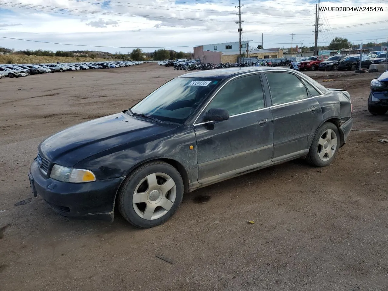 1998 Audi A4 2.8 Quattro VIN: WAUED28D4WA245476 Lot: 79134434