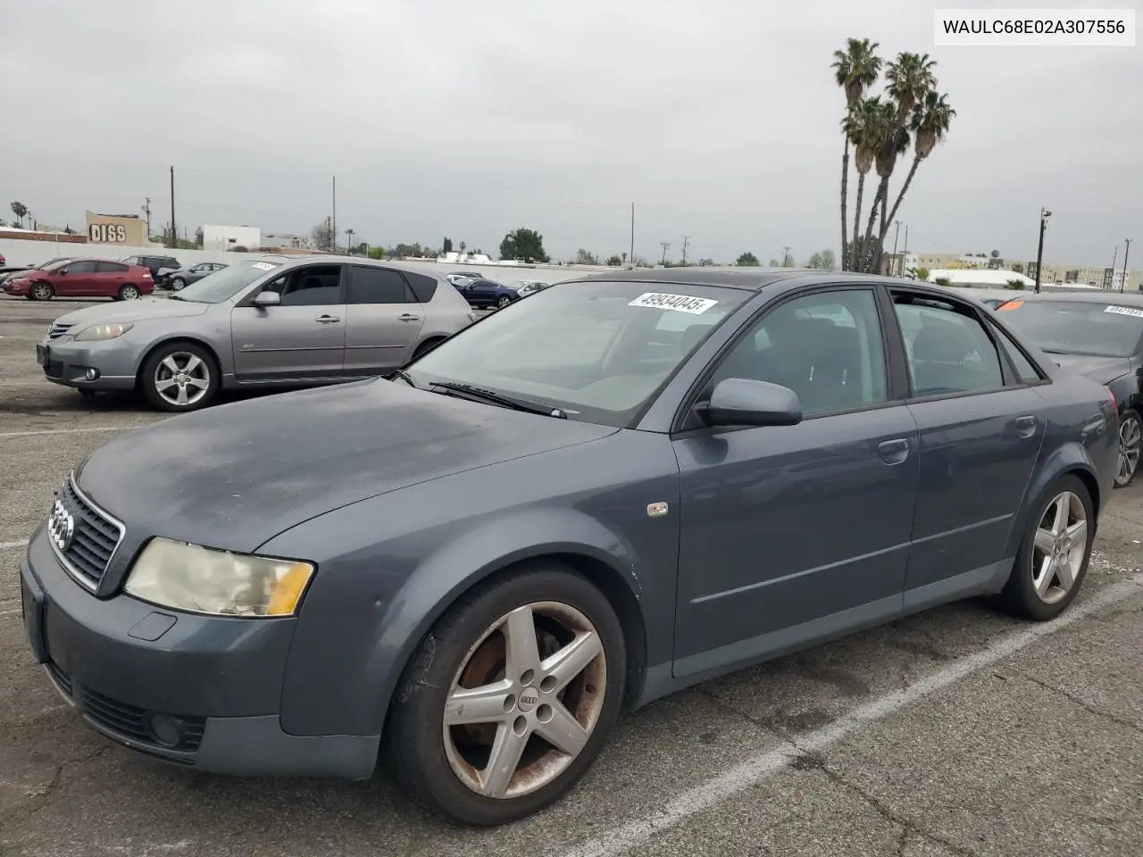 2002 Audi A4 1.8T Quattro VIN: WAULC68E02A307556 Lot: 49934045
