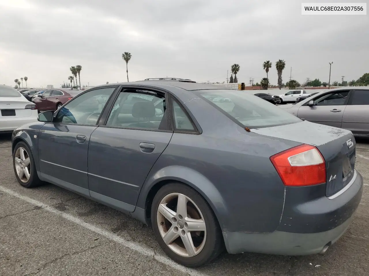 2002 Audi A4 1.8T Quattro VIN: WAULC68E02A307556 Lot: 49934045
