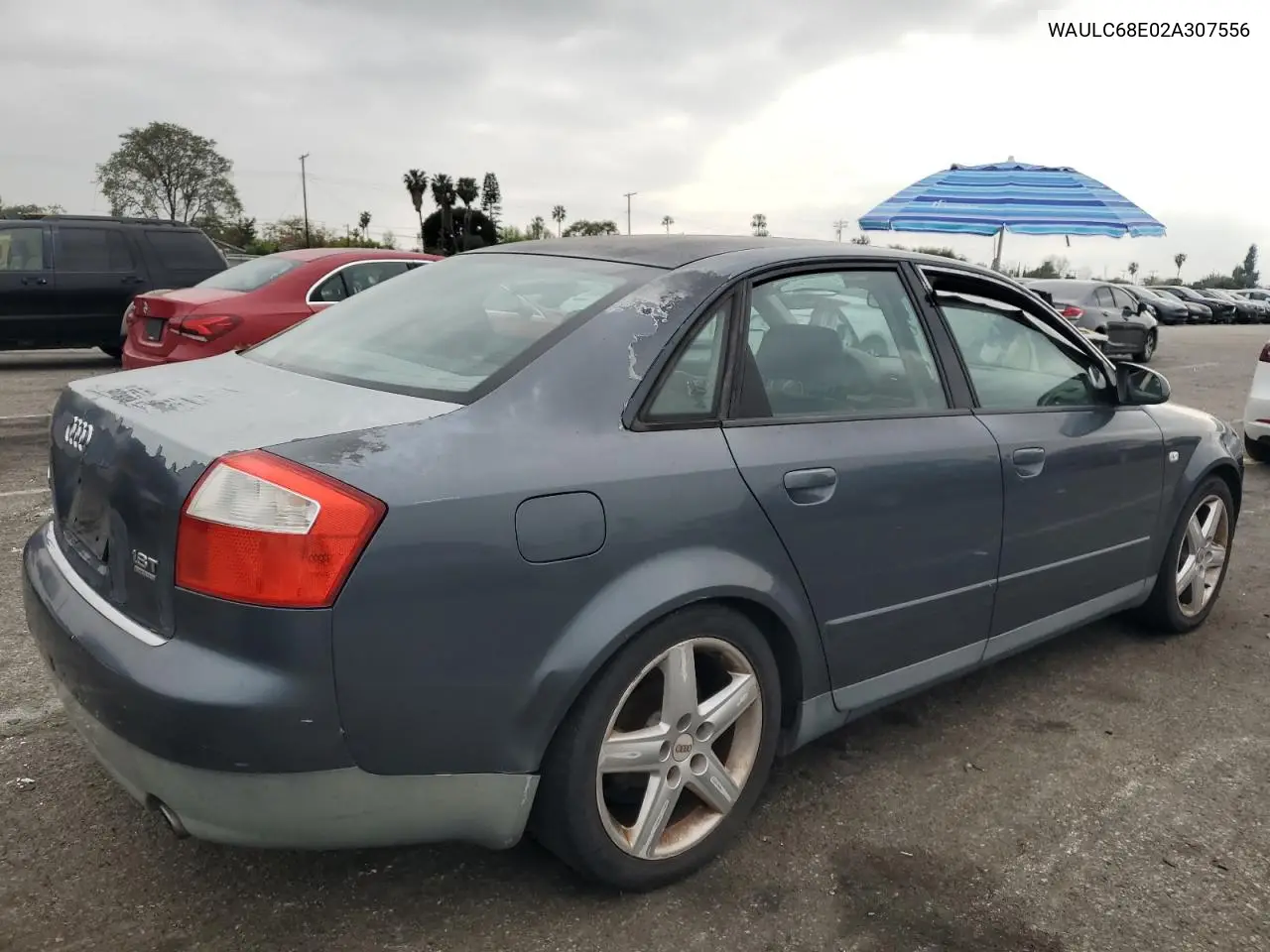 2002 Audi A4 1.8T Quattro VIN: WAULC68E02A307556 Lot: 49934045