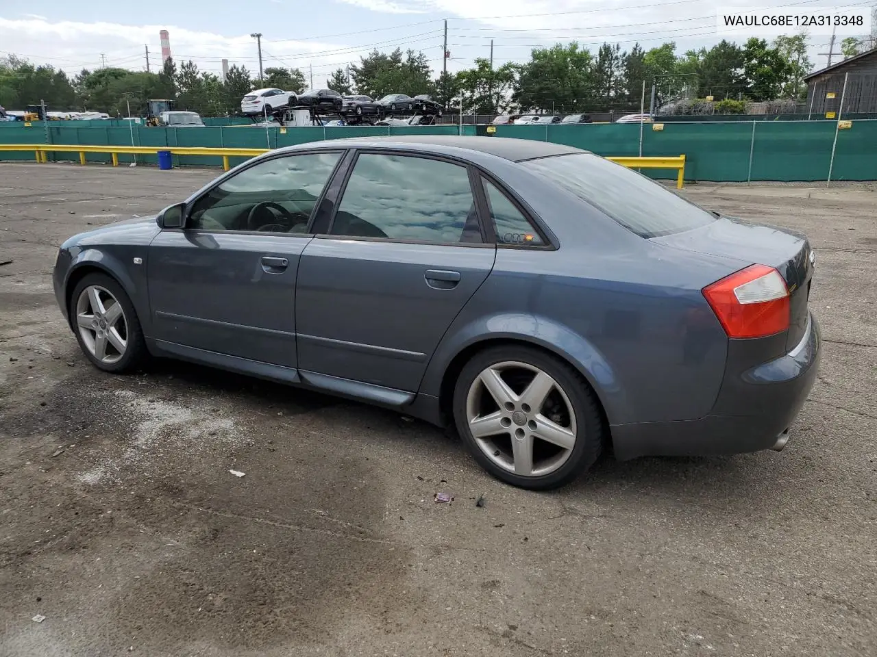 2002 Audi A4 1.8T Quattro VIN: WAULC68E12A313348 Lot: 62418235