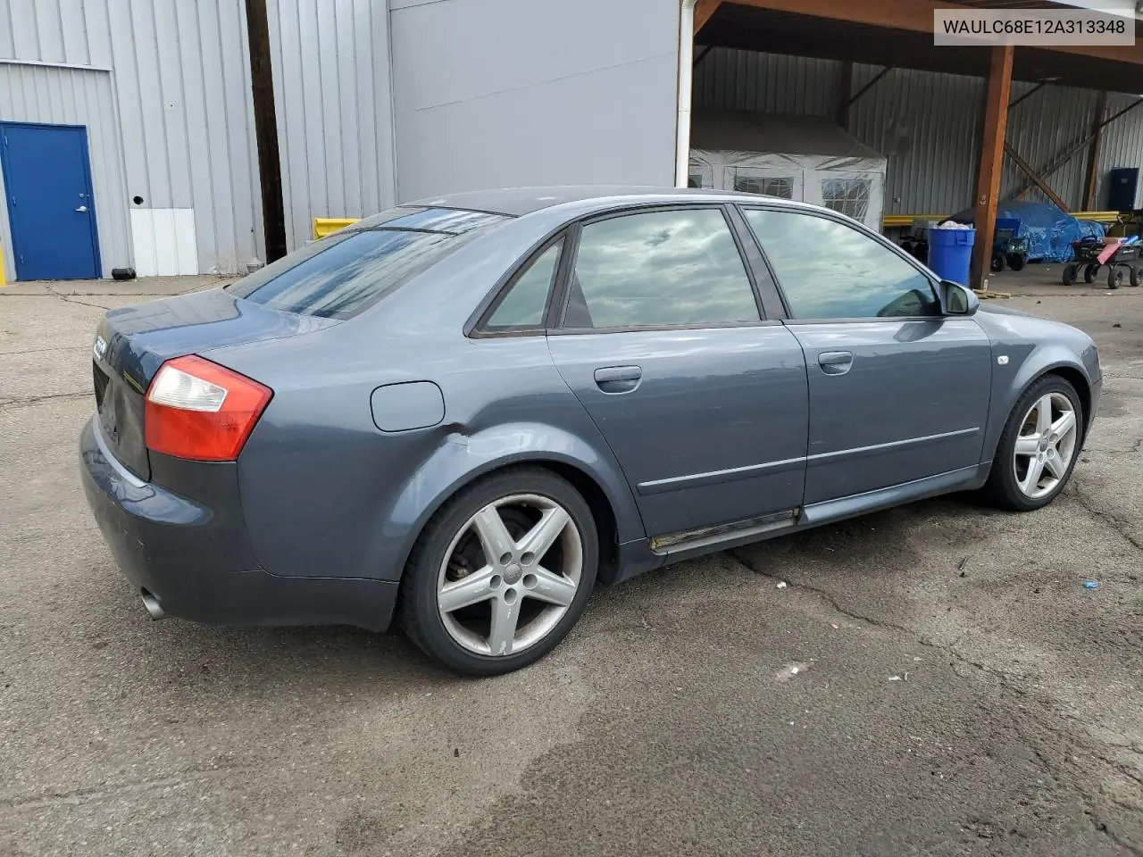 2002 Audi A4 1.8T Quattro VIN: WAULC68E12A313348 Lot: 62418235