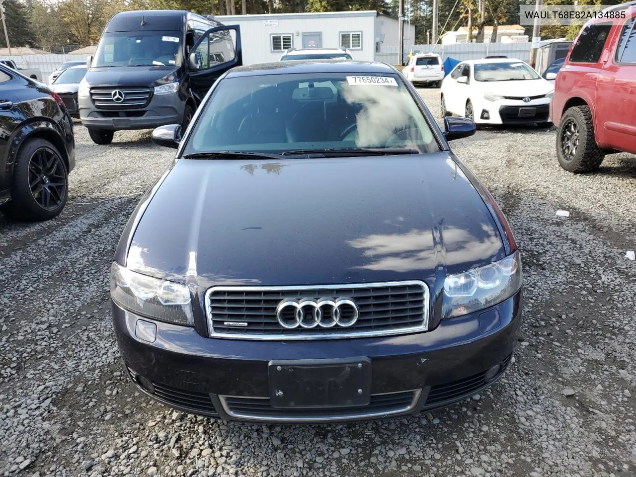 2002 Audi A4 3.0 Quattro VIN: WAULT68E82A134885 Lot: 77650234