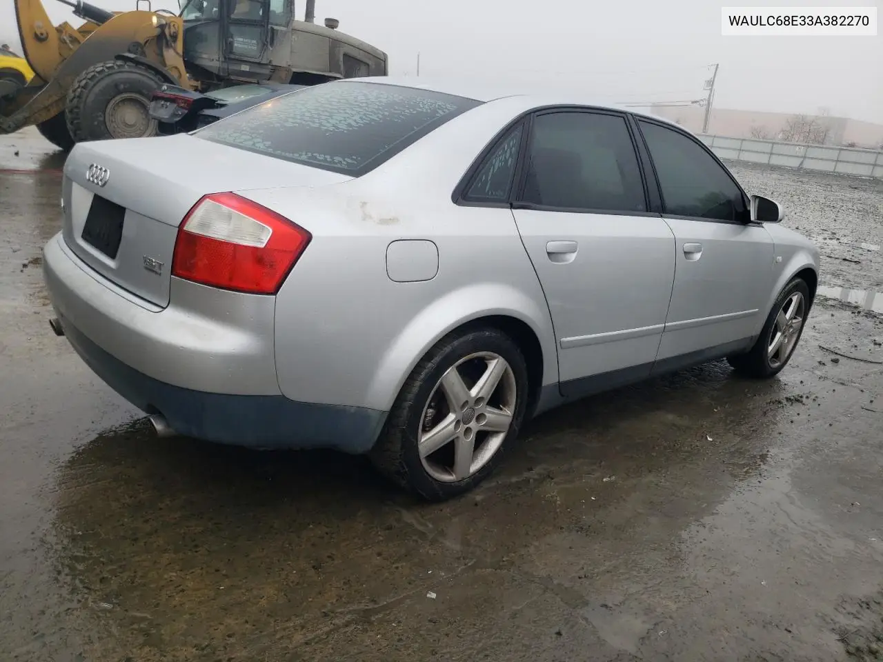 2003 Audi A4 1.8T Quattro VIN: WAULC68E33A382270 Lot: 45329355