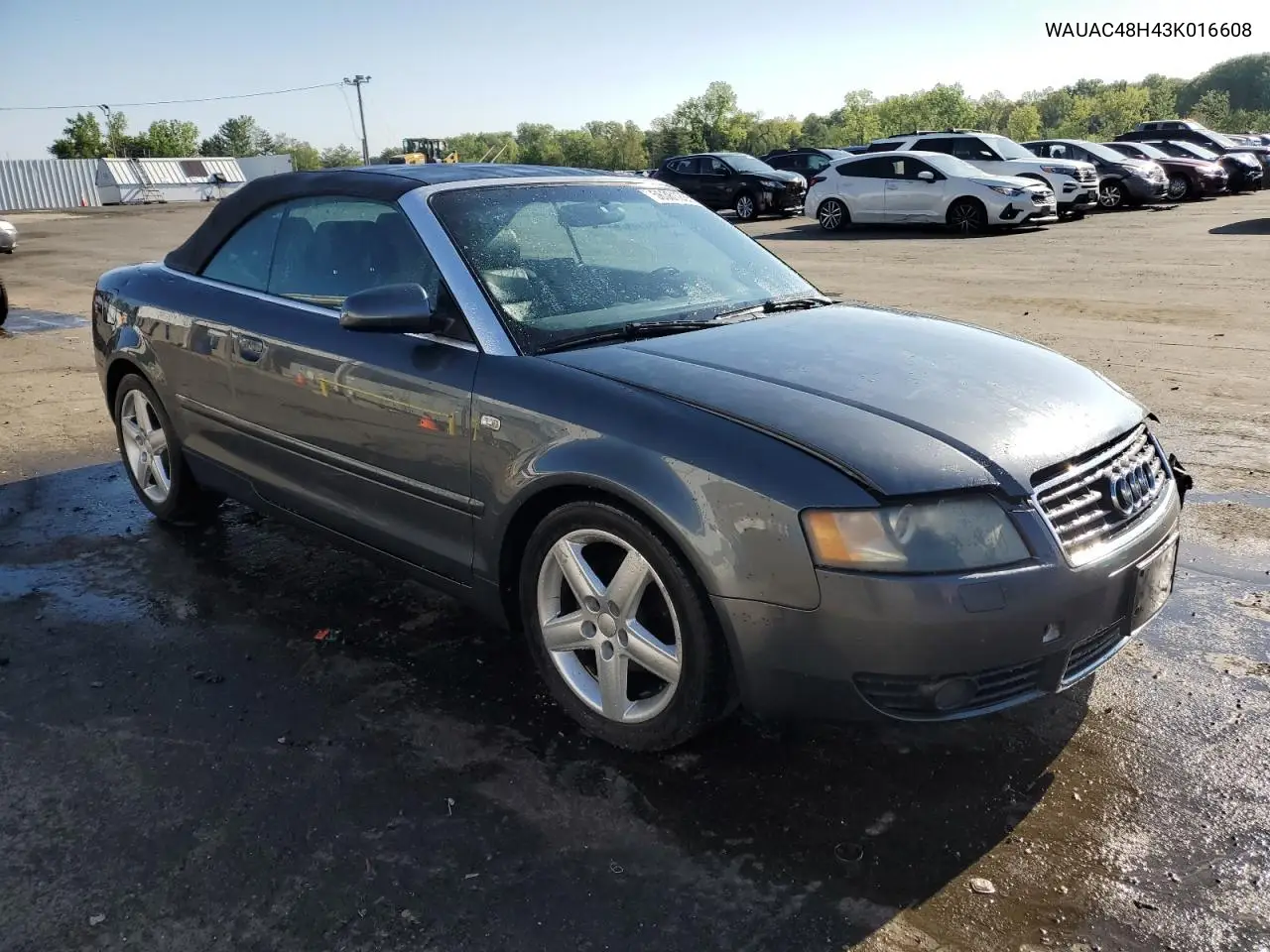 2003 Audi A4 1.8 Cabriolet VIN: WAUAC48H43K016608 Lot: 56381285