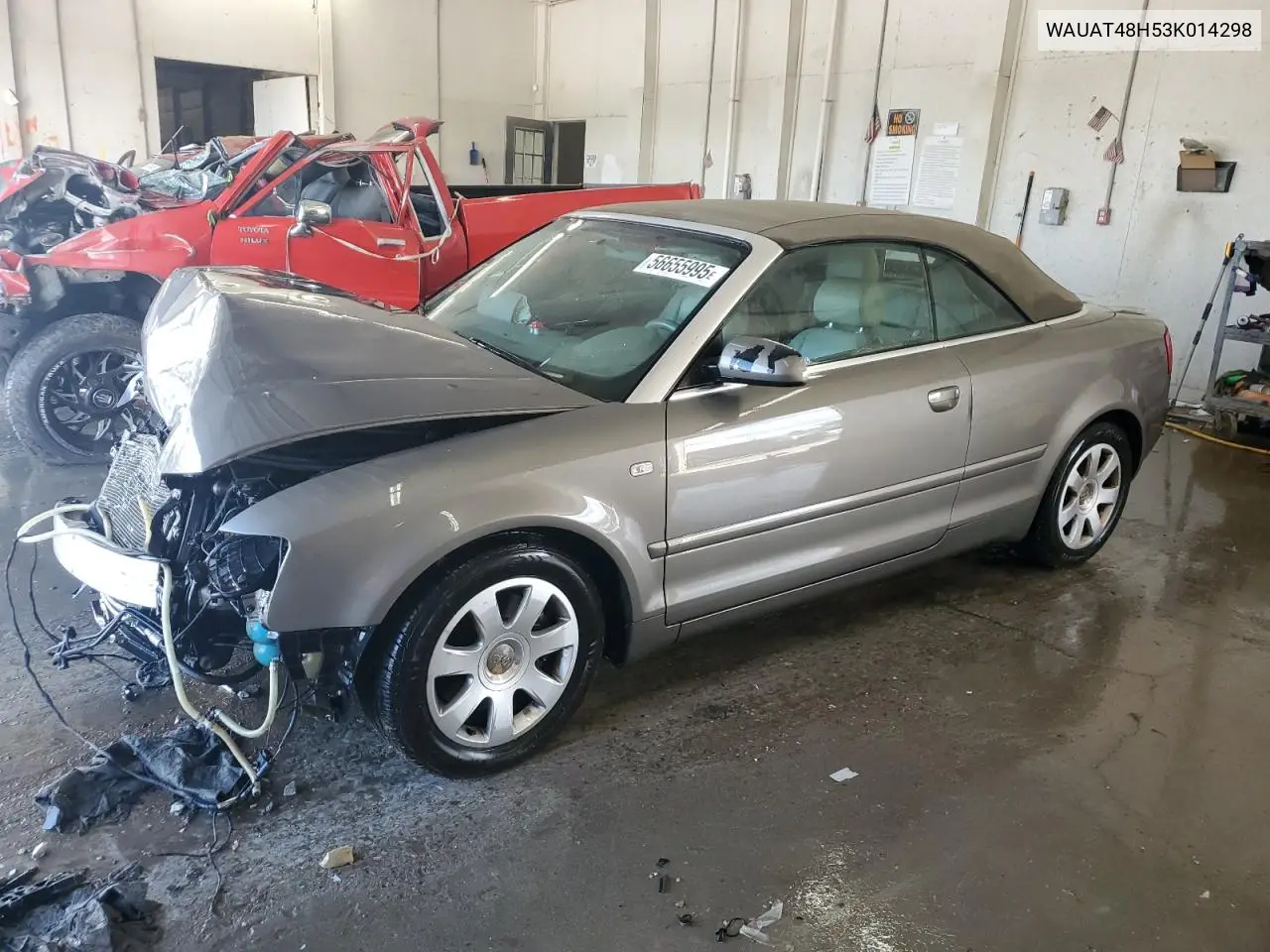 2003 Audi A4 3.0 Cabriolet VIN: WAUAT48H53K014298 Lot: 56655995
