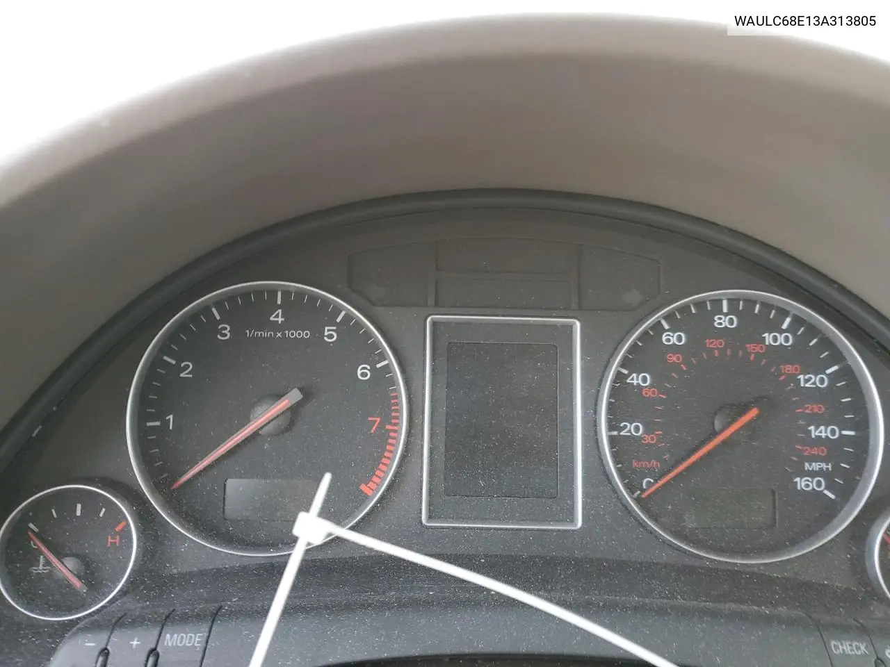2003 Audi A4 1.8T Quattro VIN: WAULC68E13A313805 Lot: 56977395