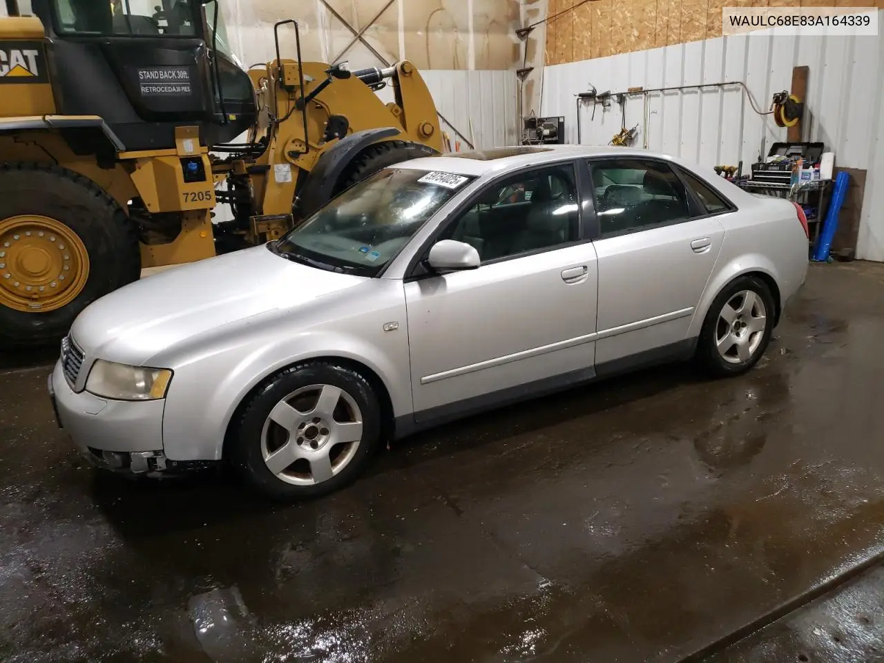 2003 Audi A4 1.8T Quattro VIN: WAULC68E83A164339 Lot: 59754025