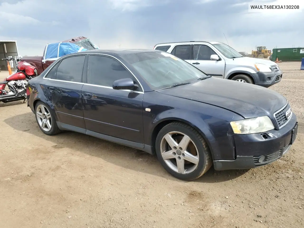 2003 Audi A4 3.0 Quattro VIN: WAULT68EX3A130208 Lot: 63248185