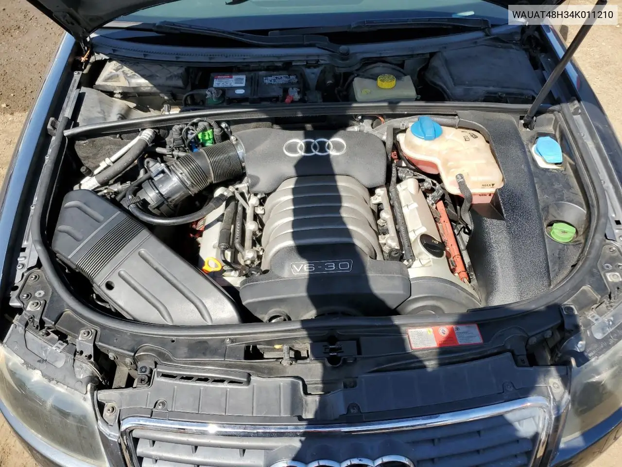 2004 Audi A4 3.0 Cabriolet VIN: WAUAT48H34K011210 Lot: 57436985