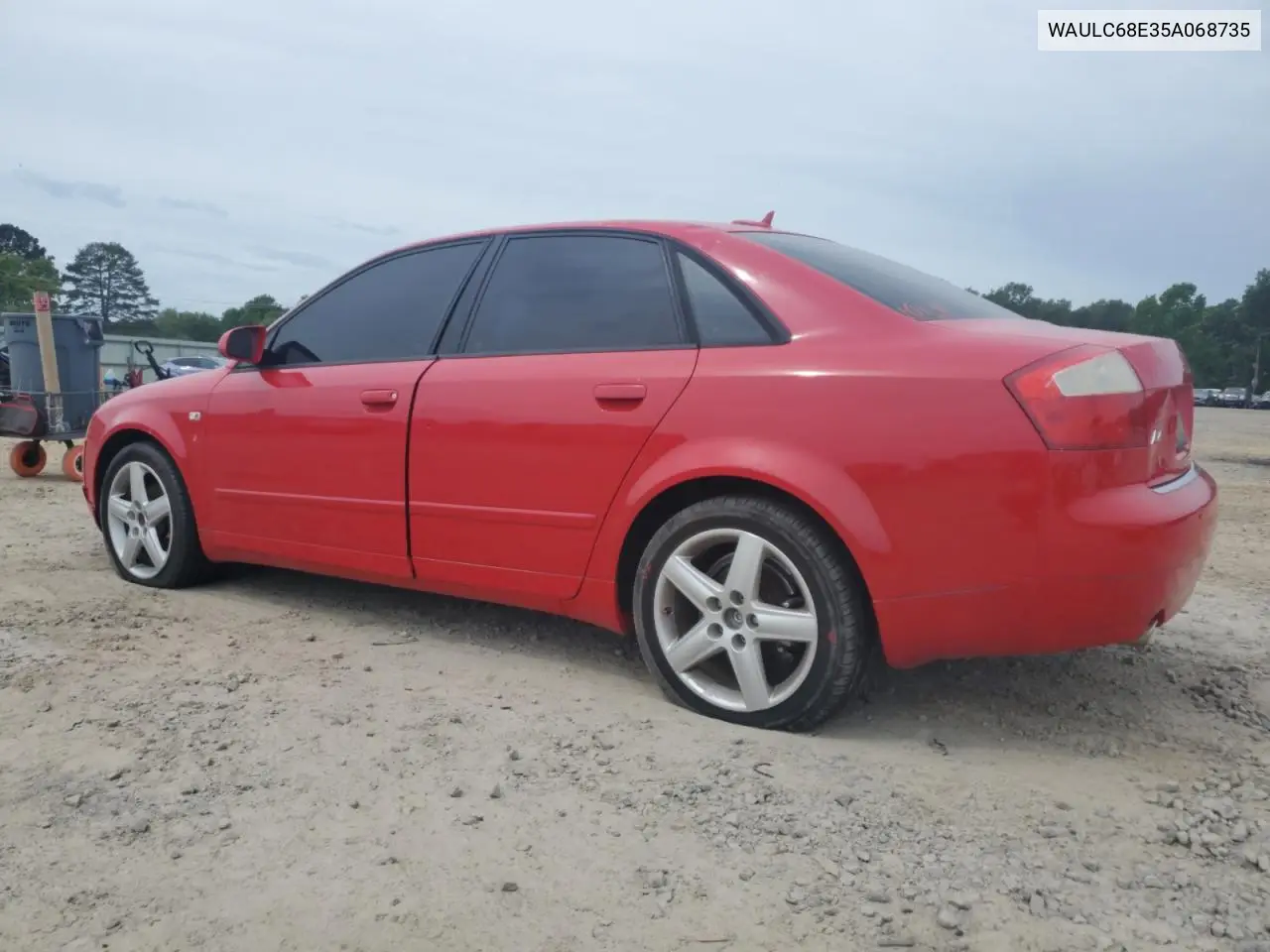 2005 Audi A4 1.8T Quattro VIN: WAULC68E35A068735 Lot: 55975355