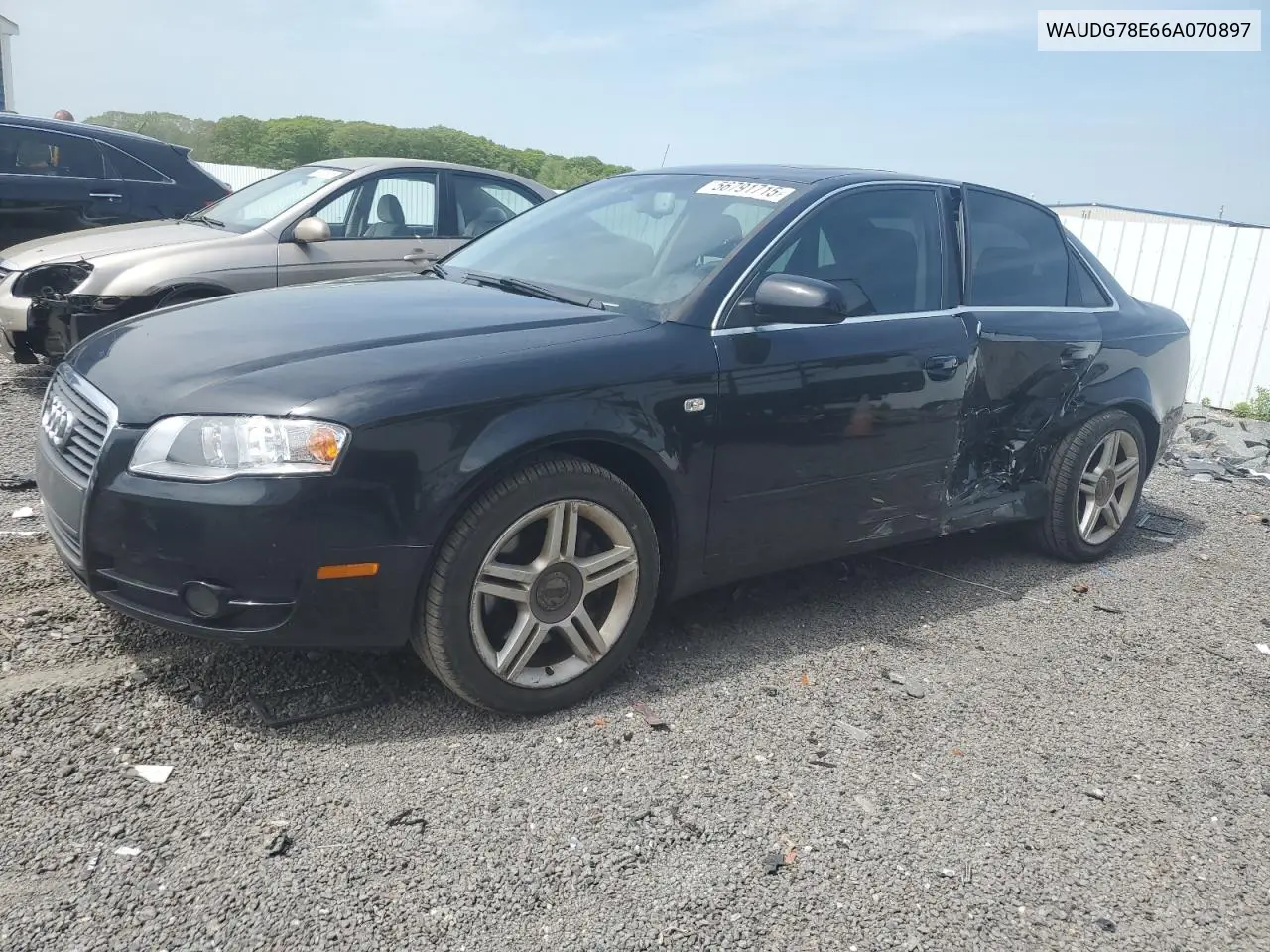 2006 Audi A4 3.2 Quattro VIN: WAUDG78E66A070897 Lot: 56791715