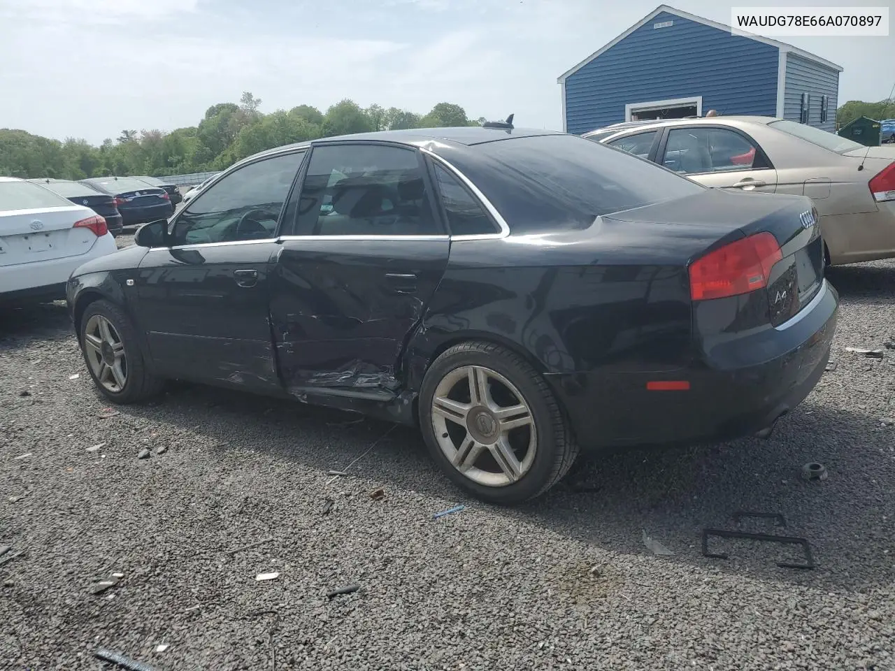 2006 Audi A4 3.2 Quattro VIN: WAUDG78E66A070897 Lot: 56791715
