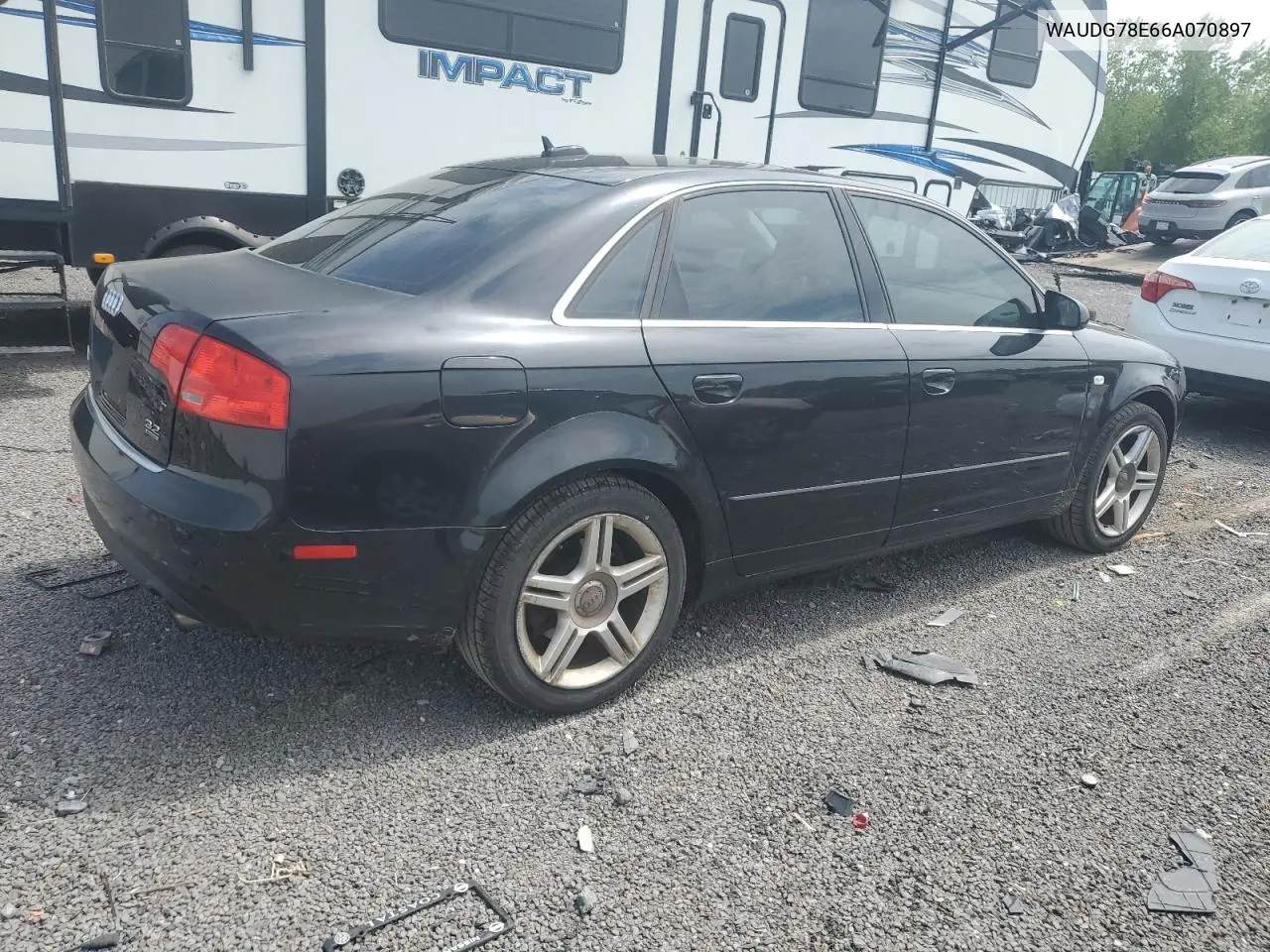 2006 Audi A4 3.2 Quattro VIN: WAUDG78E66A070897 Lot: 56791715