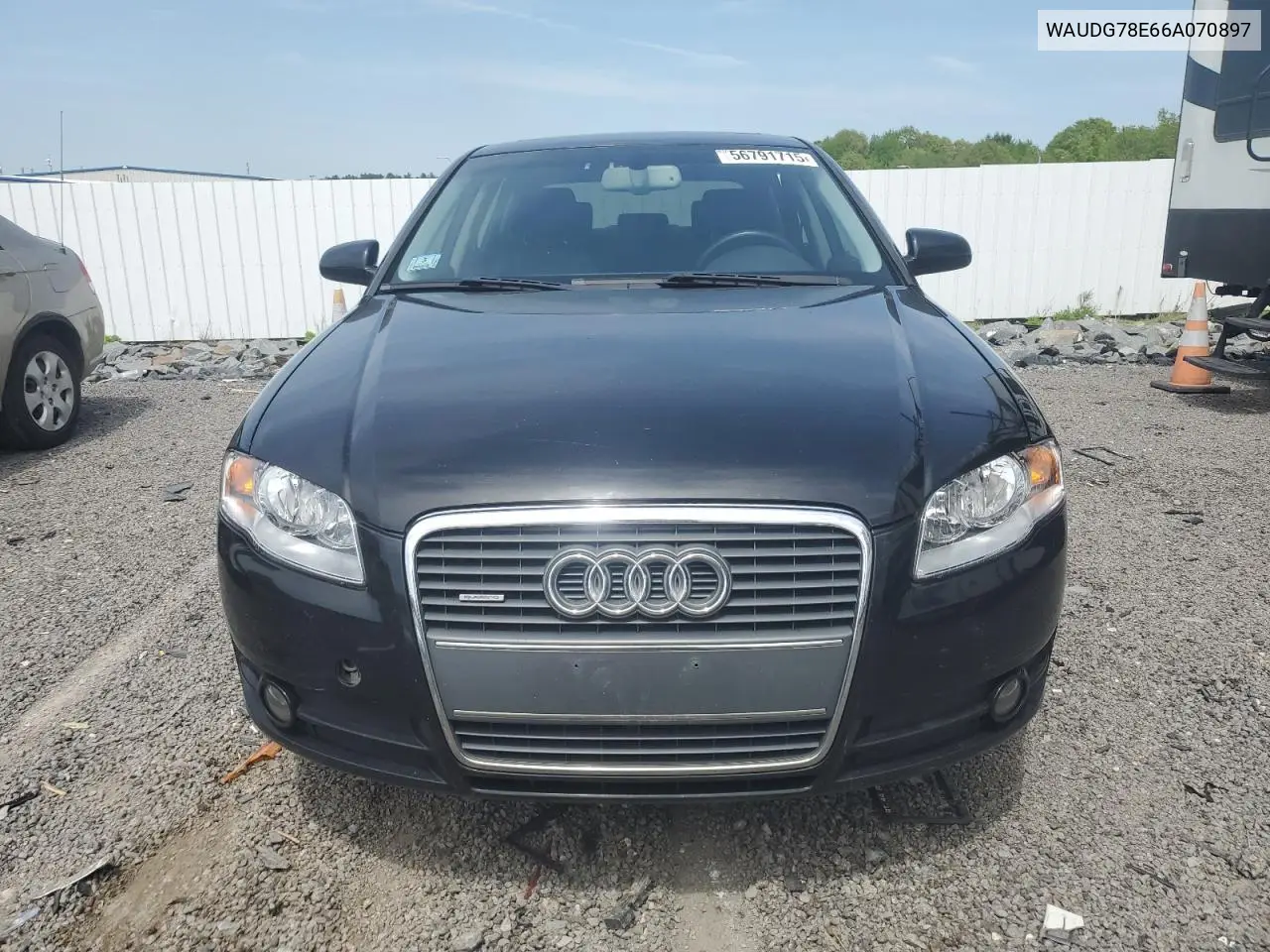2006 Audi A4 3.2 Quattro VIN: WAUDG78E66A070897 Lot: 56791715