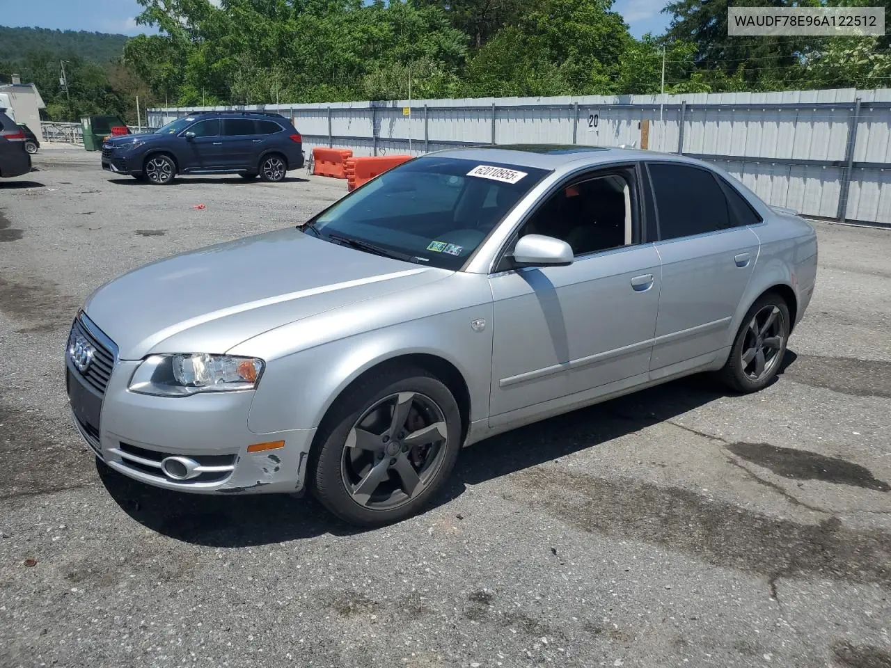 2006 Audi A4 2.0T Quattro VIN: WAUDF78E96A122512 Lot: 62010955