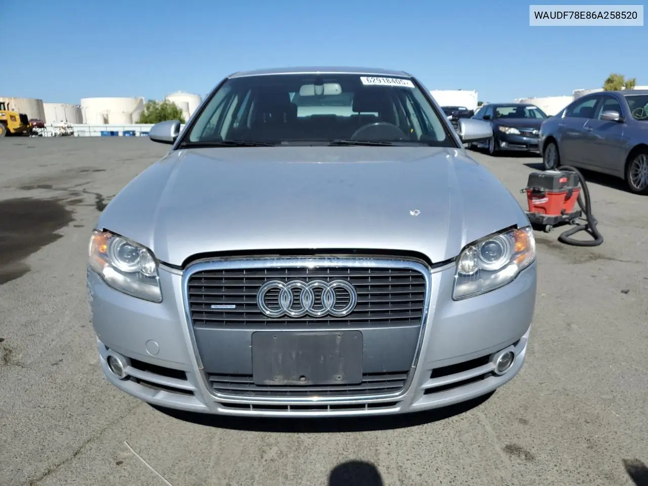 2006 Audi A4 2.0T Quattro VIN: WAUDF78E86A258520 Lot: 62918405