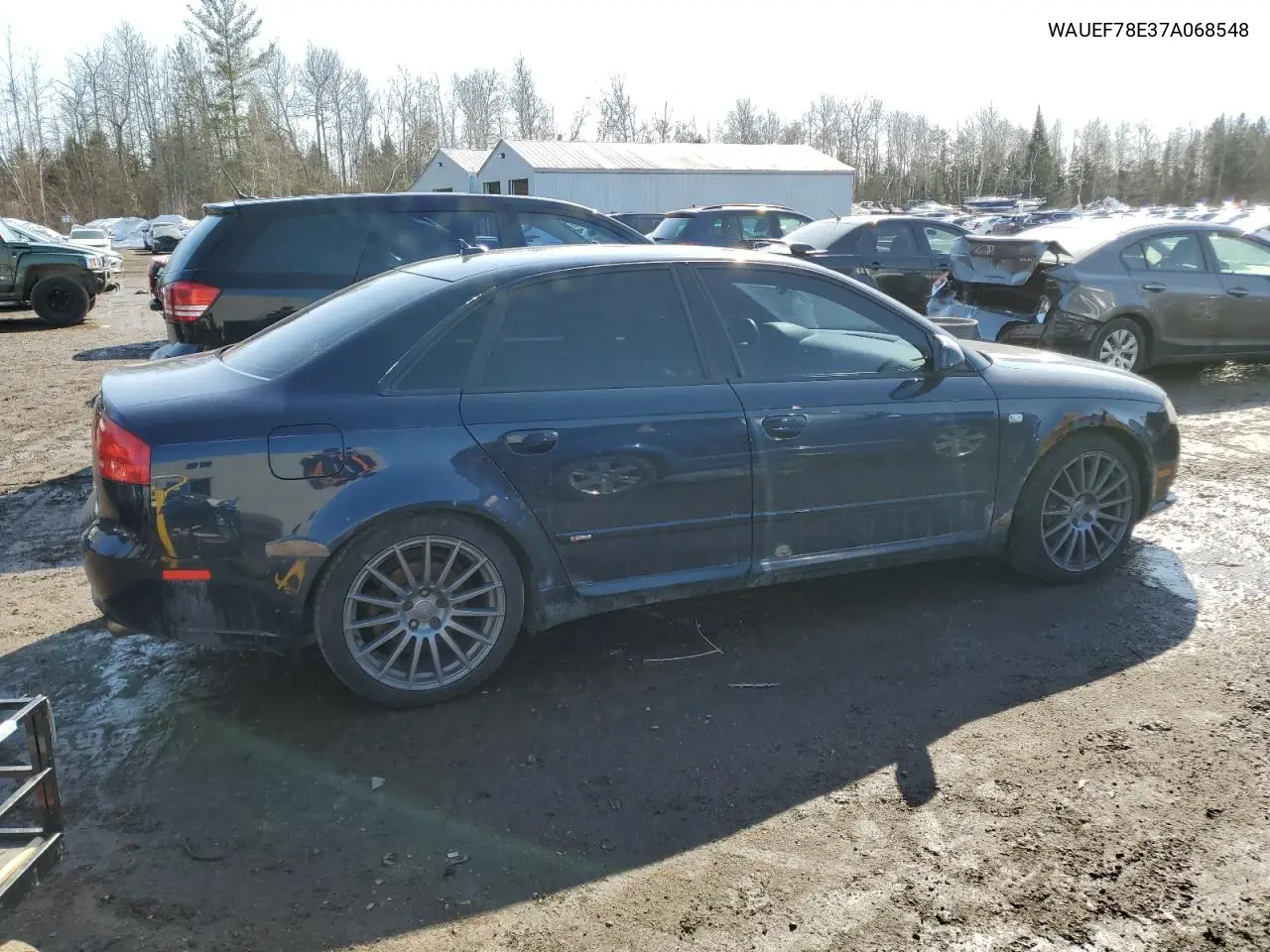 2007 Audi A4 S-Line 2.0T Quattro Turbo VIN: WAUEF78E37A068548 Lot: 48305395