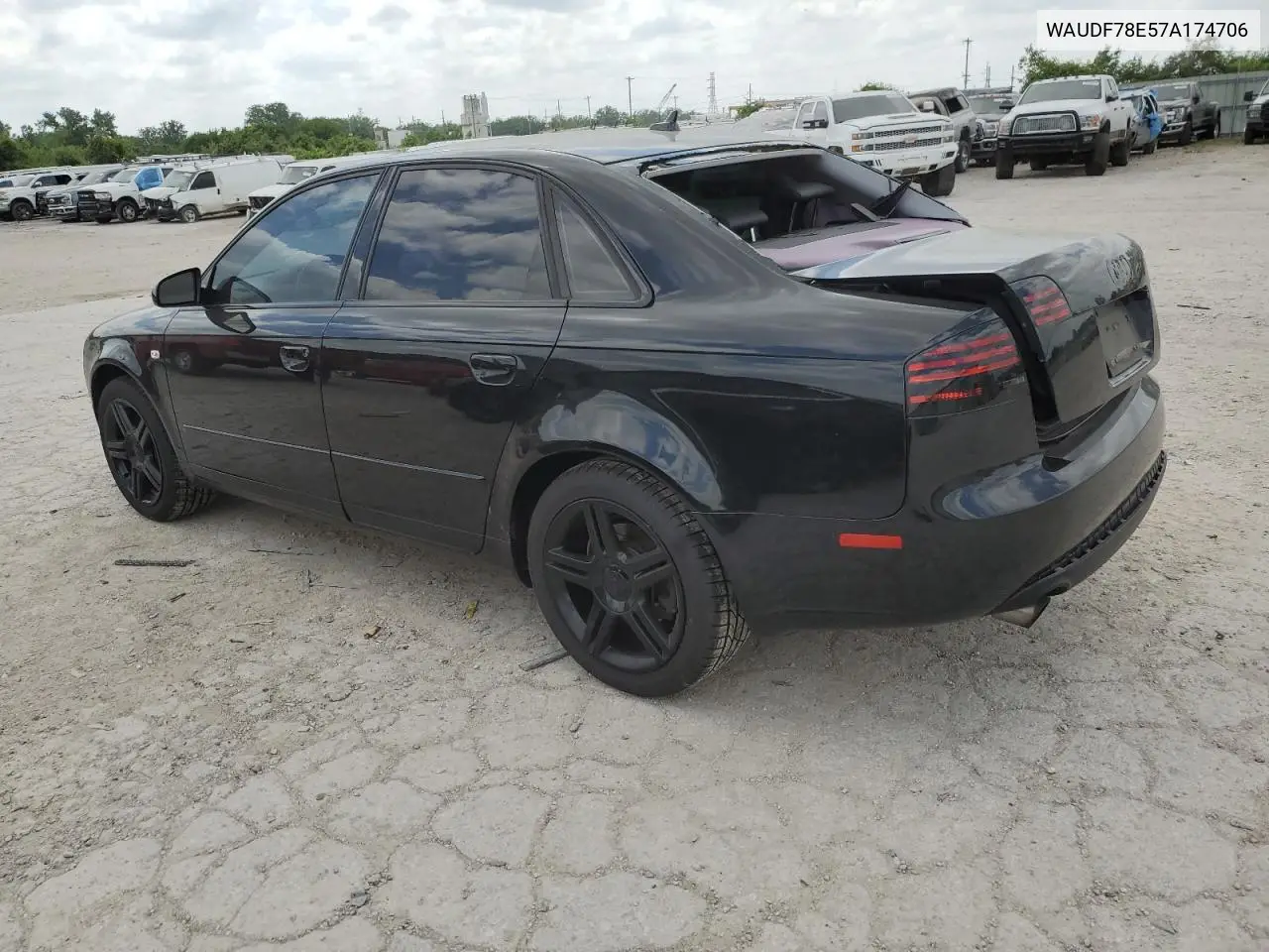 2007 Audi A4 2.0T Quattro VIN: WAUDF78E57A174706 Lot: 57116265