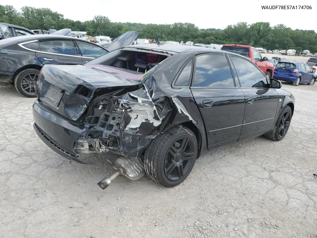 2007 Audi A4 2.0T Quattro VIN: WAUDF78E57A174706 Lot: 57116265