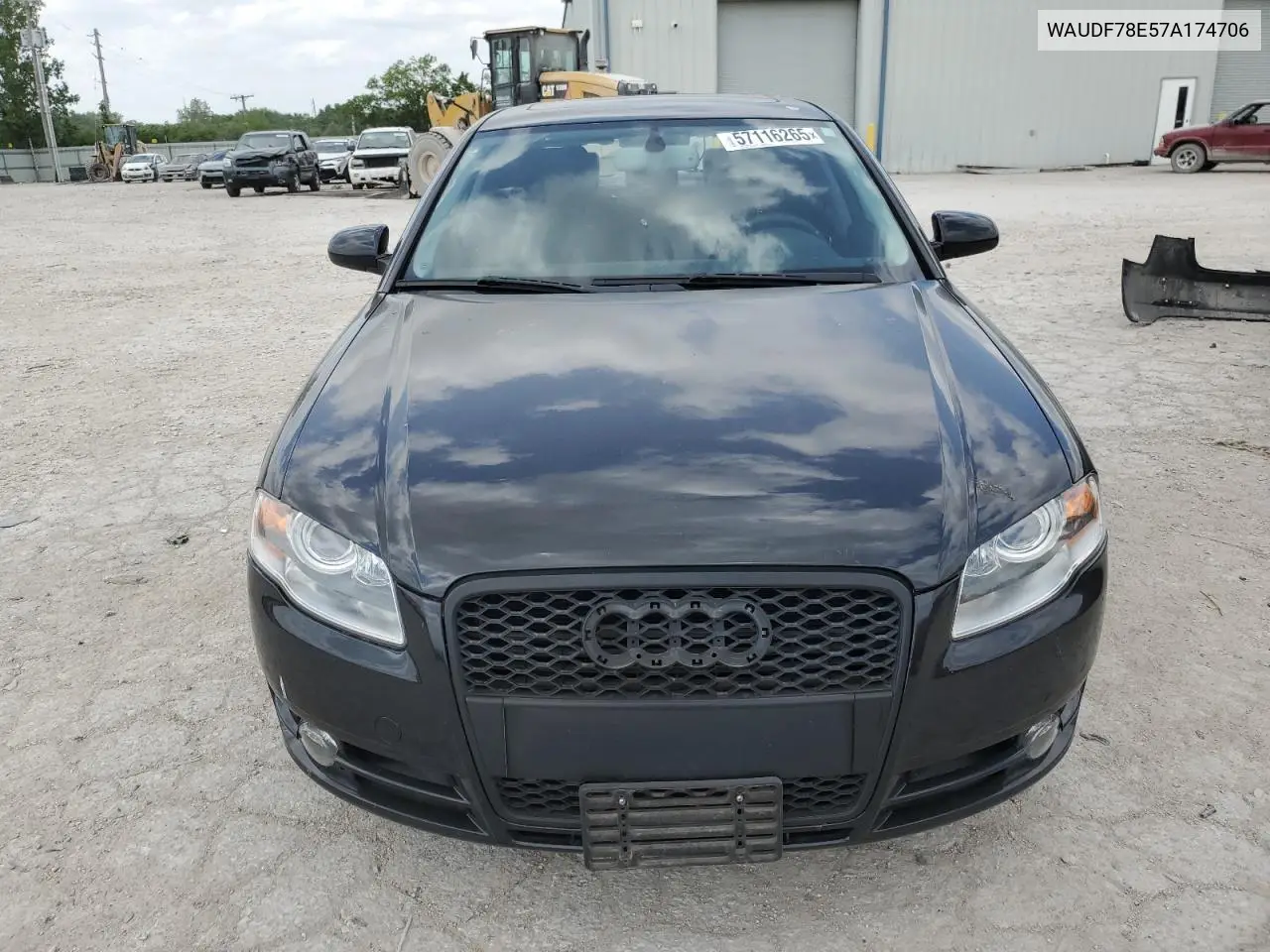 2007 Audi A4 2.0T Quattro VIN: WAUDF78E57A174706 Lot: 57116265