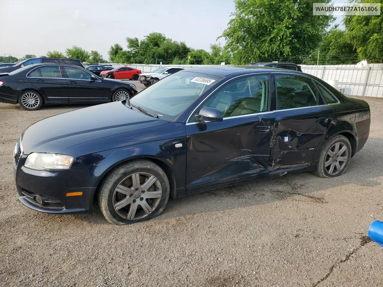 2007 Audi A4 3.2 Quattro VIN: WAUDH78E77A161806 Lot: 63236695