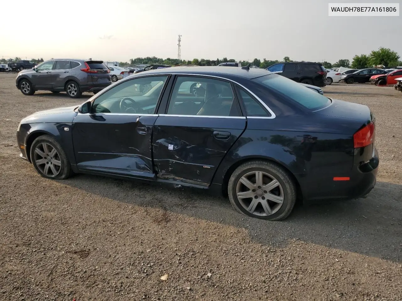2007 Audi A4 3.2 Quattro VIN: WAUDH78E77A161806 Lot: 63236695
