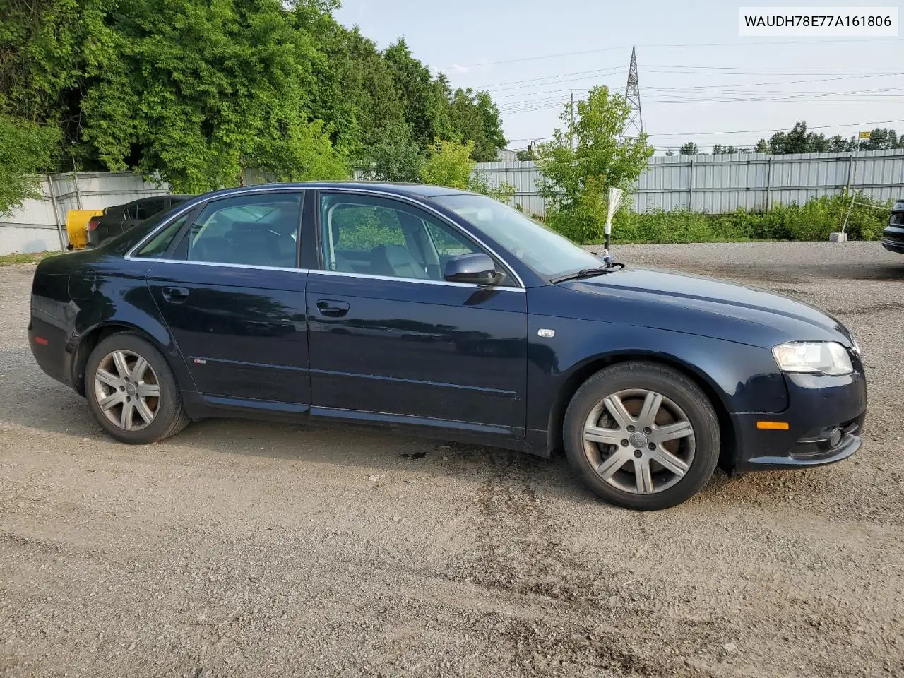 2007 Audi A4 3.2 Quattro VIN: WAUDH78E77A161806 Lot: 63236695