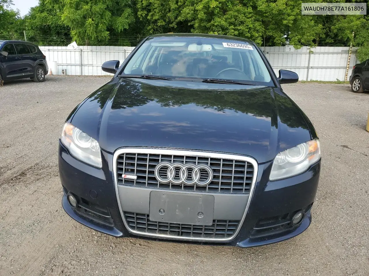 2007 Audi A4 3.2 Quattro VIN: WAUDH78E77A161806 Lot: 63236695