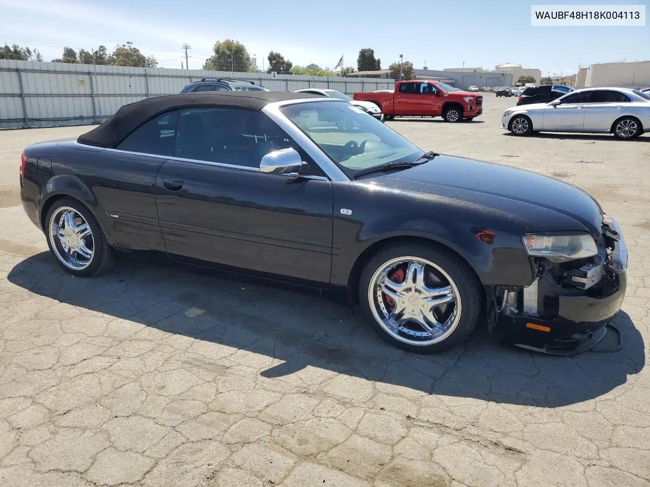waubf48h18k004113 WAUBF48H18K004113 2008 Audi A4 S-Line 2.0T Cabriolet