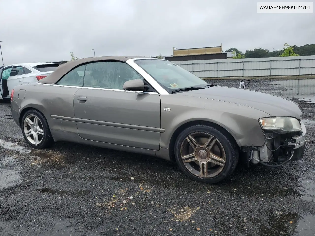 2008 Audi A4 2.0T Cabriolet VIN: WAUAF48H98K012701 Lot: 62590235