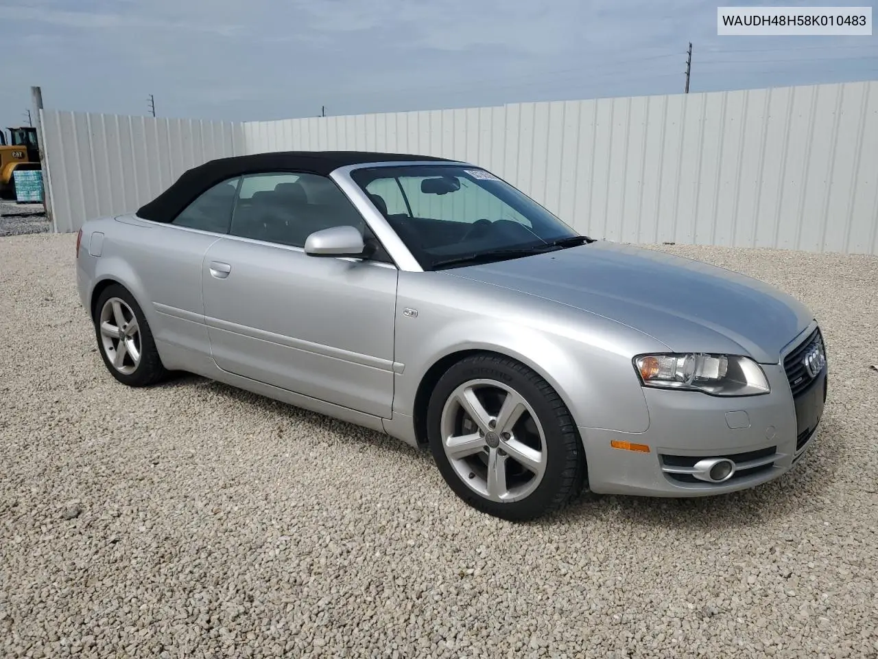 2008 Audi A4 3.2 Cabriolet Quattro VIN: WAUDH48H58K010483 Lot: 63190505