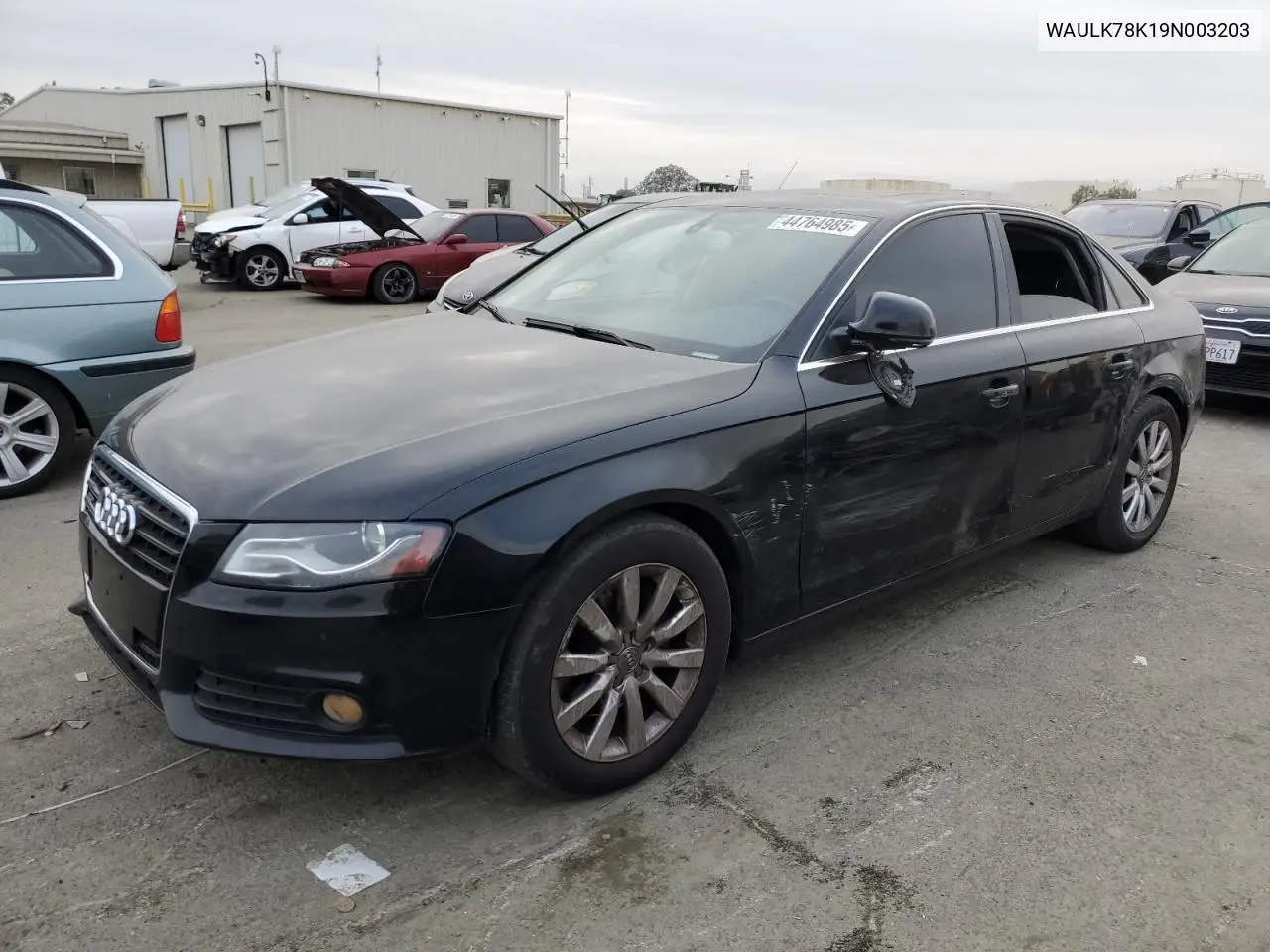 2009 Audi A4 3.2 Quattro VIN: WAULK78K19N003203 Lot: 44764985