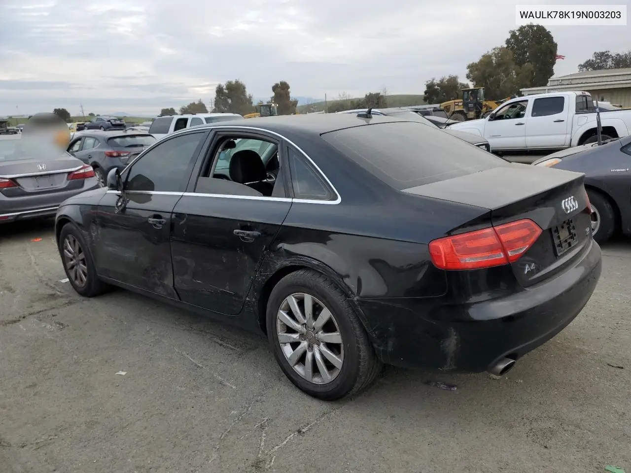 2009 Audi A4 3.2 Quattro VIN: WAULK78K19N003203 Lot: 44764985