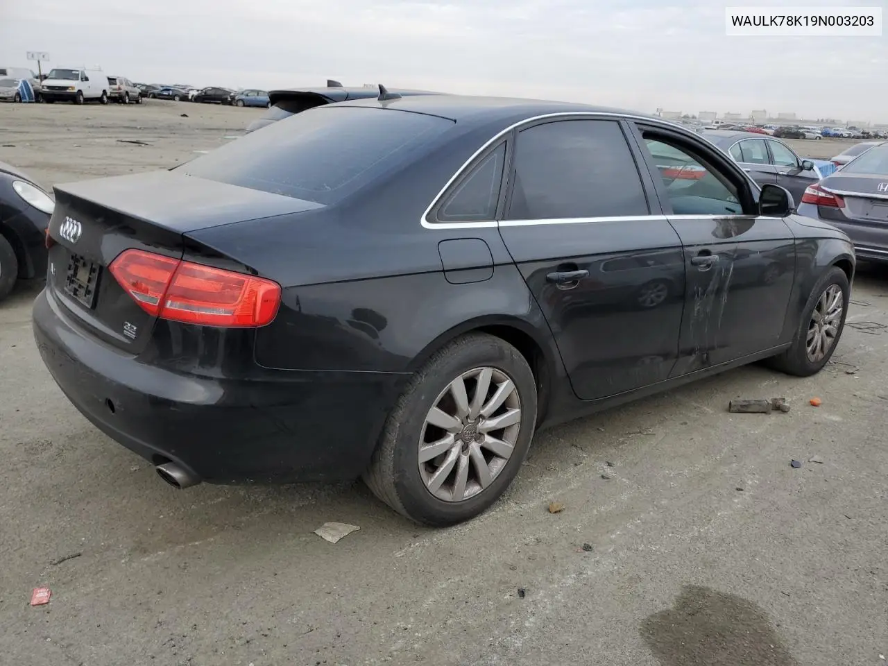2009 Audi A4 3.2 Quattro VIN: WAULK78K19N003203 Lot: 44764985
